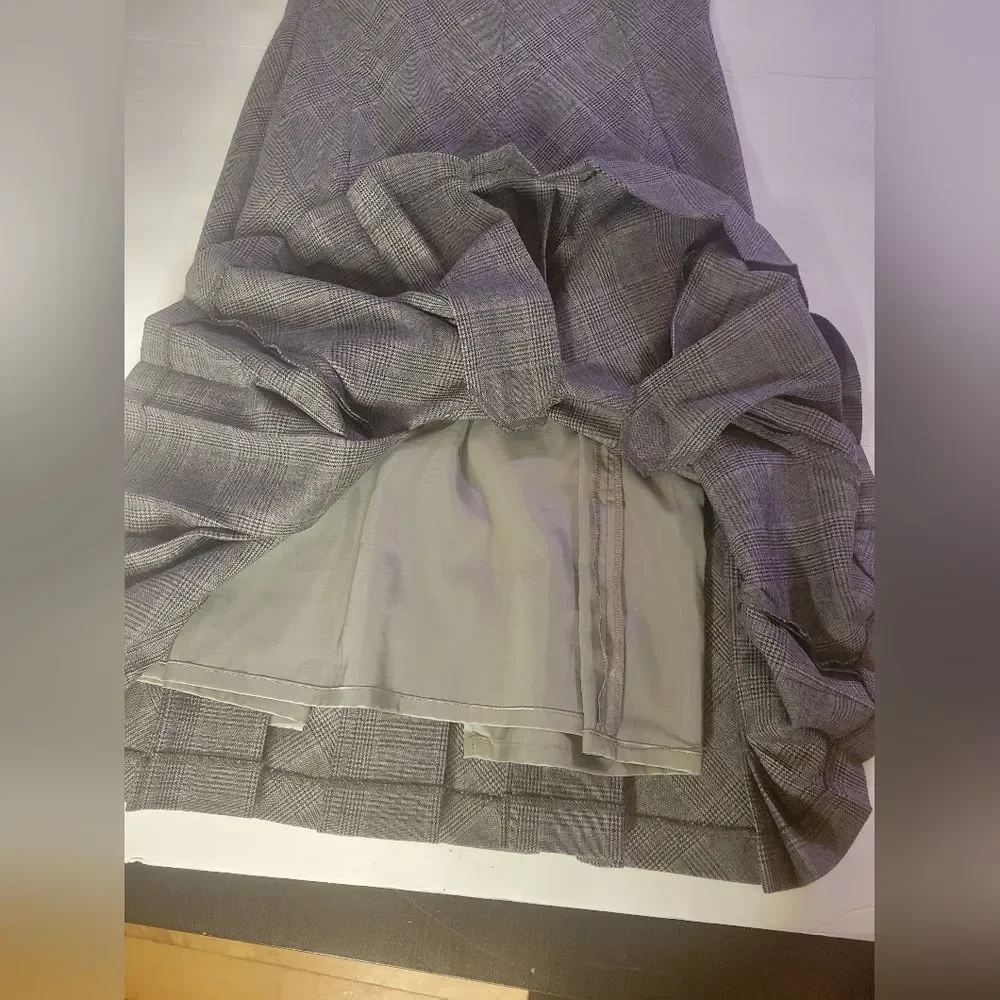 Ted Baker London Gray Checked Dress - Picture 6 of 10